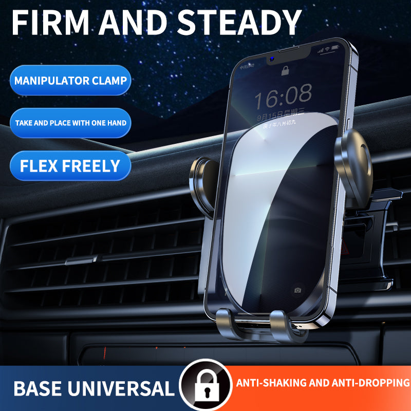 8th Gen Anti-Shaking Car Air Vent Outlet Phone Mount Holder Stable Triangle Structure Cell Phone Clip Holder Bracket