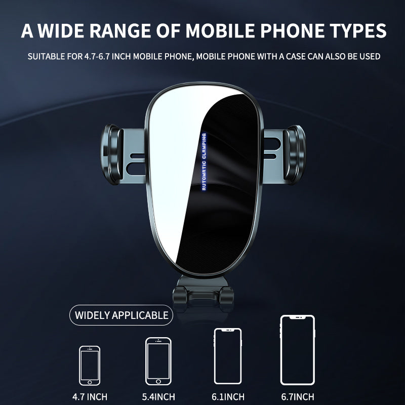 8th Gen Anti-Shaking Car Air Vent Outlet Phone Mount Holder Stable Triangle Structure Cell Phone Clip Holder Bracket