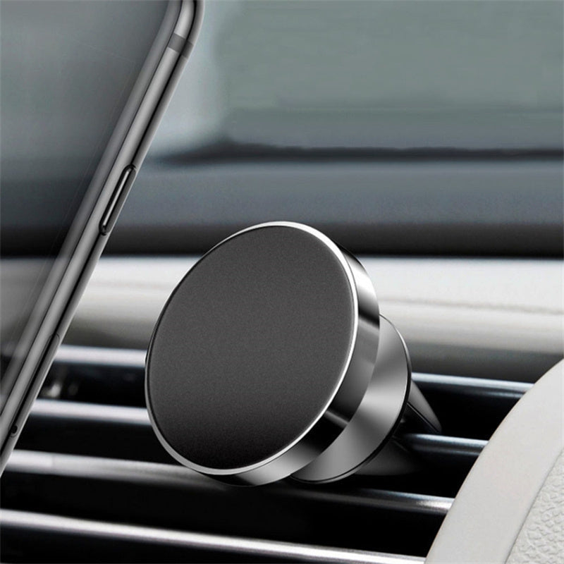 360 Degree Rotation Car Air Outlet Clip Magnetic Phone Holder Aluminum Alloy Bracket