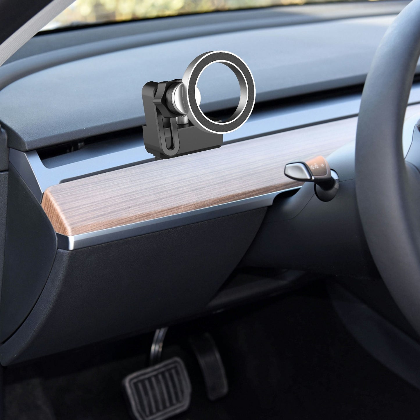 Magnetic Car Mount for Tesla Phone Holder Anti-Slip Shockproof Phone Bracket