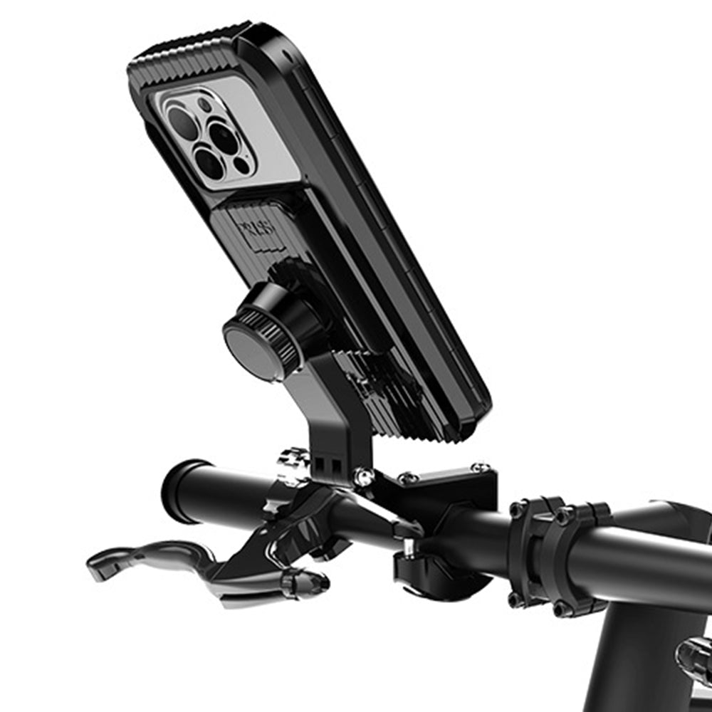 Z009A Bike Motorcycle Handlebar Mount Phone Holder Waterproof Cycling Mobile Phone Case Bracket