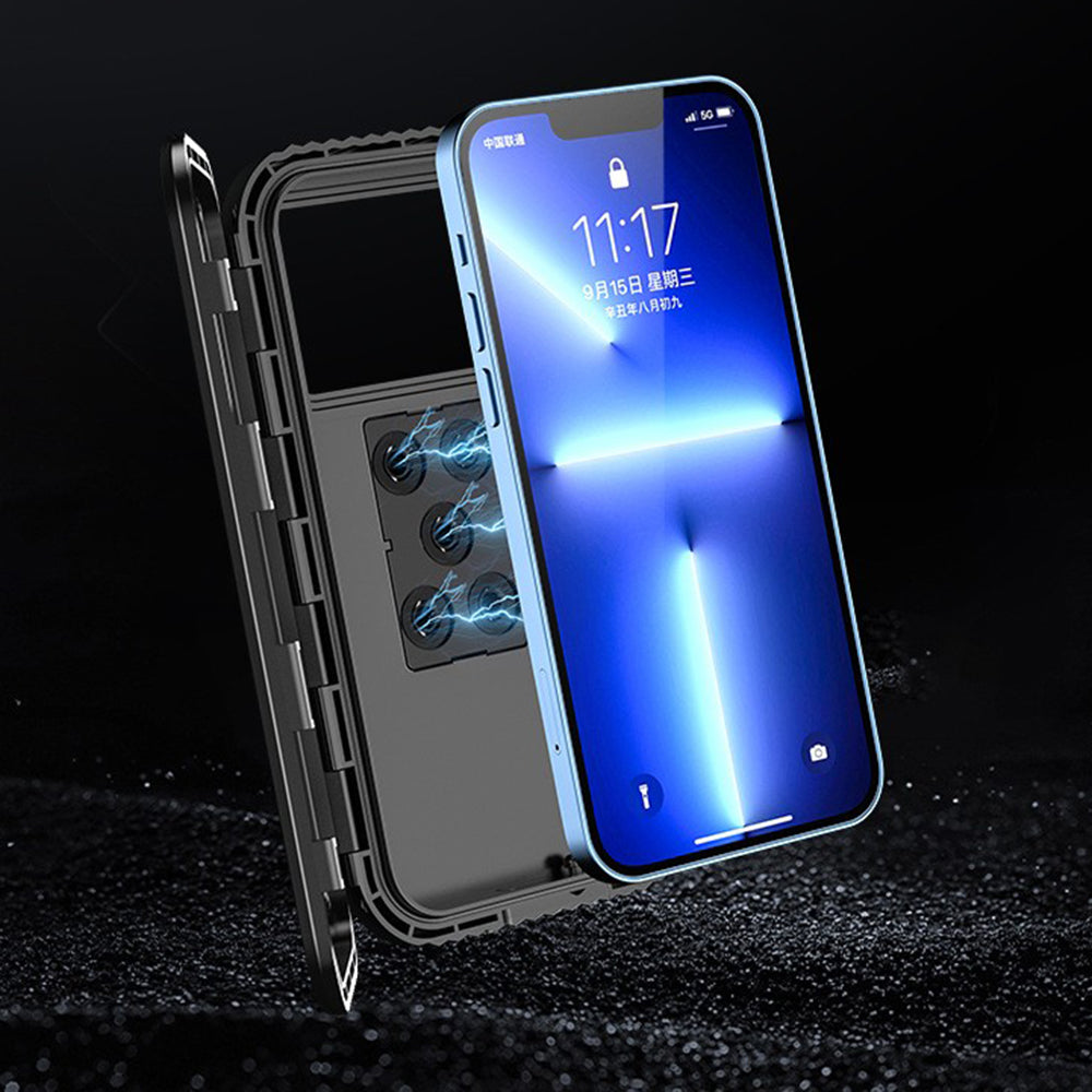 Z009A Bike Motorcycle Handlebar Mount Phone Holder Waterproof Cycling Mobile Phone Case Bracket