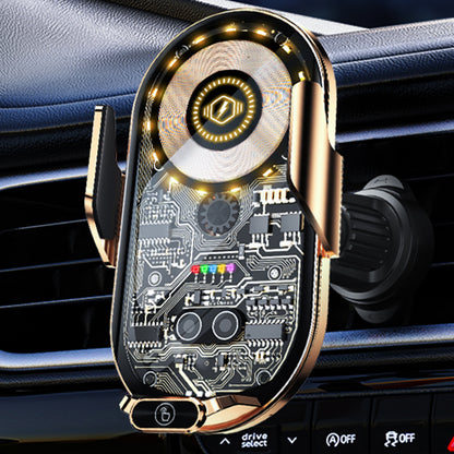 C13 15W Magnetic Wireless Car Charger Phone Mount Air Vent Induction Clamping Cell Phone Charger Holder