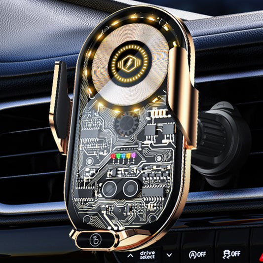 C13 15W Magnetic Wireless Car Charger Phone Mount Air Vent Induction Clamping Cell Phone Charger Holder