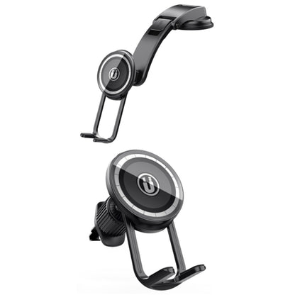 LE-10 Car Dashboard Suction Cup Mount Mobile Phone Holder Magnetic Cell Phone Bracket