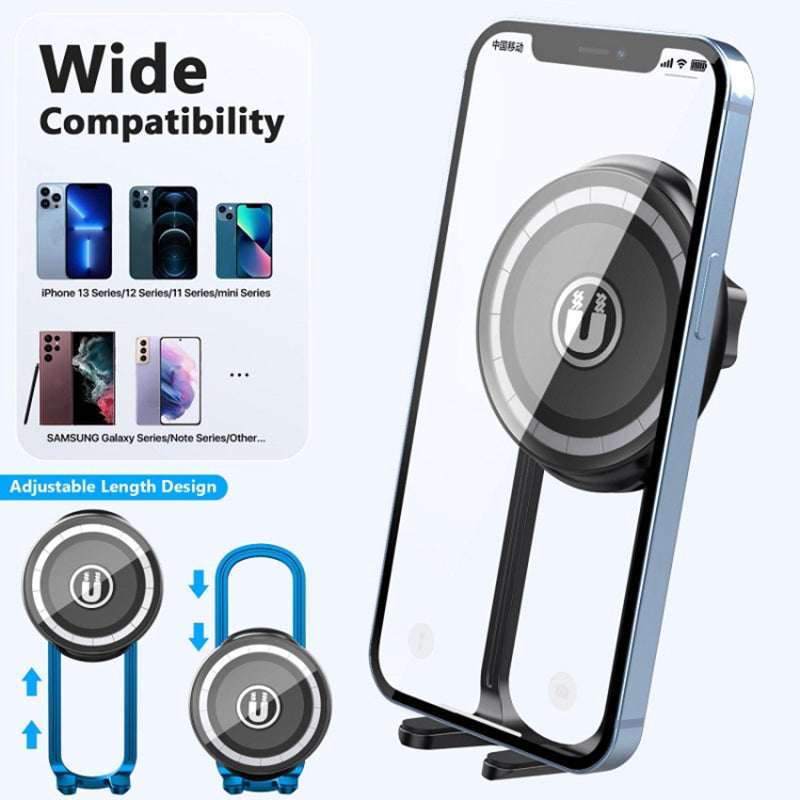 LE-10 Car Dashboard Suction Cup Mount Mobile Phone Holder Magnetic Cell Phone Bracket