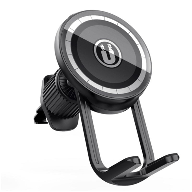 LE-11 Car Suction Cup Mount 360 Degree Rotation Magnetic Phone Holder with Air Vent Clip