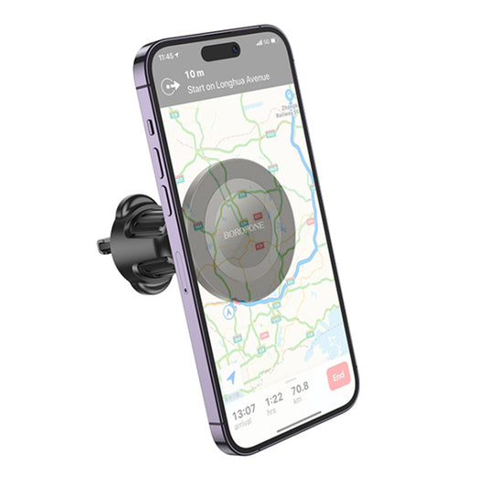 BOROFONE BH90 Mini Ring Magnetic Phone Mount Air Vent Mobile Phone Holder for Car