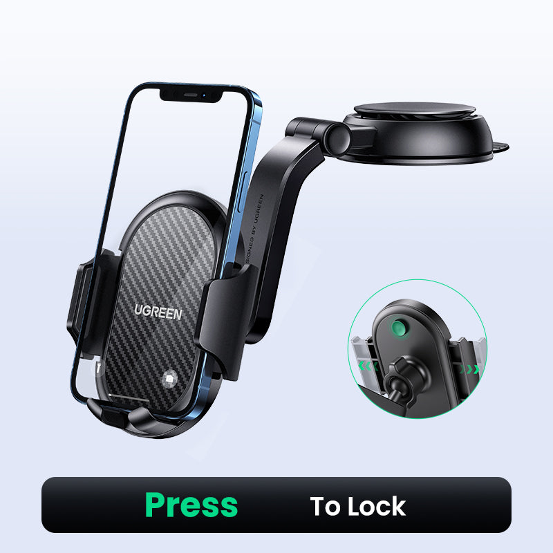 UGREEN Car Dashboard Suction Cup Phone Holder Windshield Window Cell Phone Mount for 4.7-7.2 inch Phone