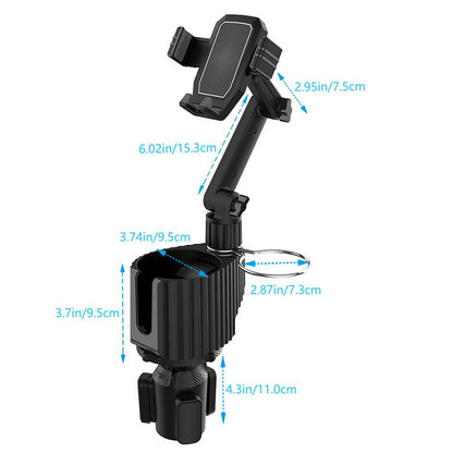 A02 Car Cup Holder Mobile Phone Mount Stand Coffee Beverage Drink Rack Bracket
