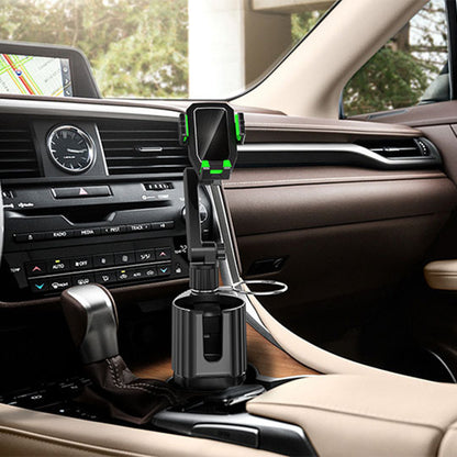 A02 Car Cup Holder Mobile Phone Mount Stand Coffee Beverage Drink Rack Bracket