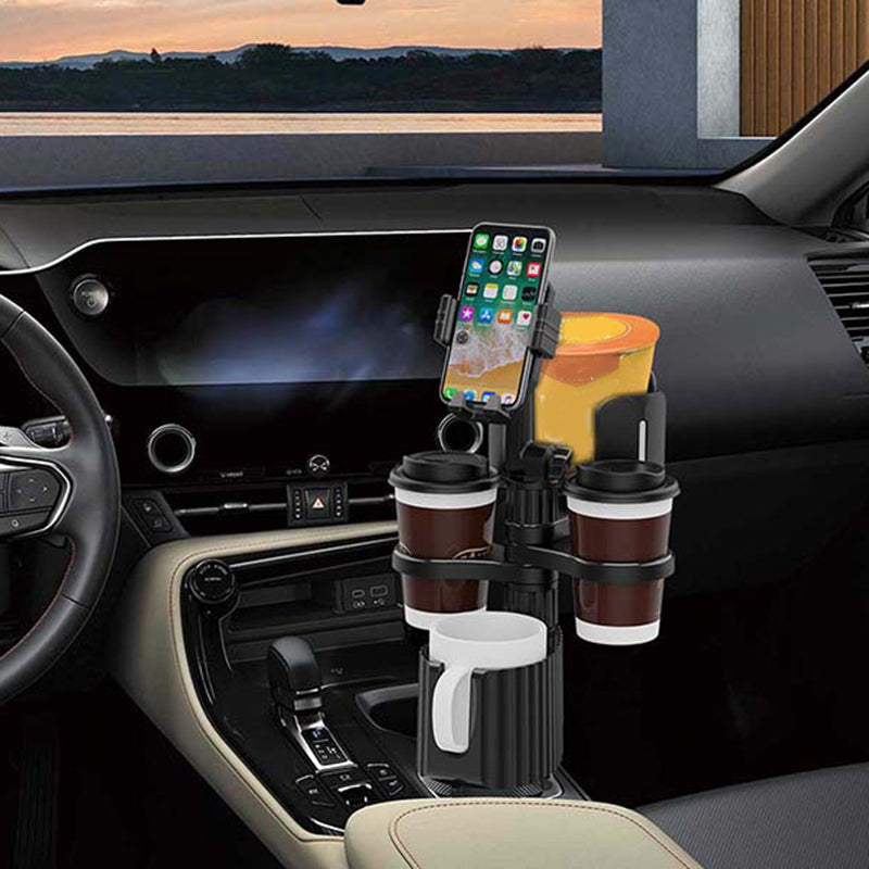 A04 Multifunctional Car Cup Holder Phone Stand Mount Coffee Beverage Instant Noodles Bracket