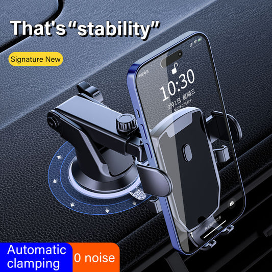 D46+101+K5 Suction Cup Car Center Console Phone Holder Universal Mobile Phone Mount Bracket with Telescopic Arm
