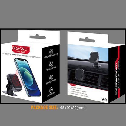 C18 360 Degree Rotation Car Adhesive Dashboard Mount Magnetic Phone Holder Bracket with Air Vent Clip