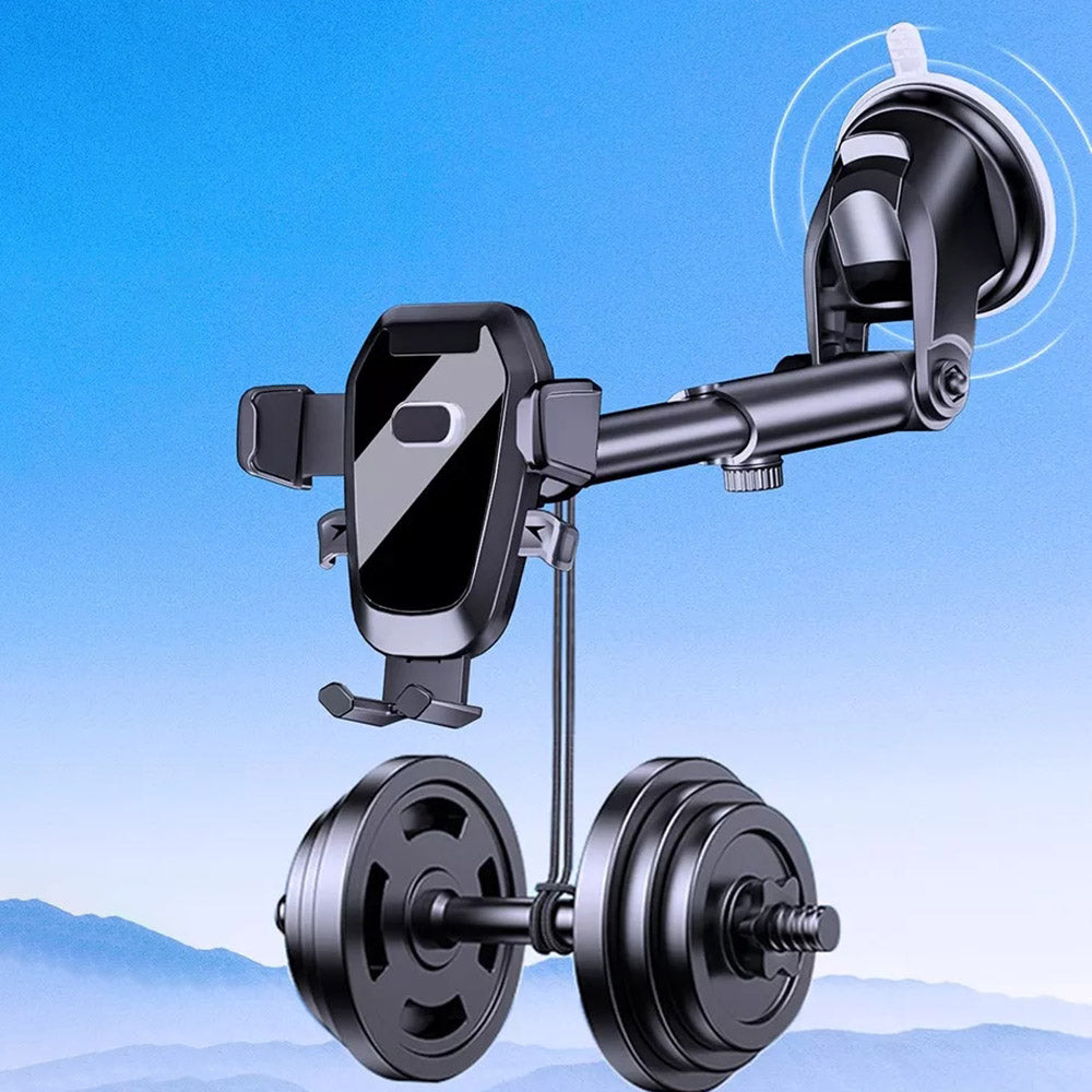 D-41+121+120 Car Phone Mount Universal Vehicle Dashboard Phone Holder Multifunctional Telescopic Suction Cup Cell Phone Bracket