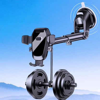 D-41+121+120 Car Phone Mount Universal Vehicle Dashboard Phone Holder Multifunctional Telescopic Suction Cup Cell Phone Bracket