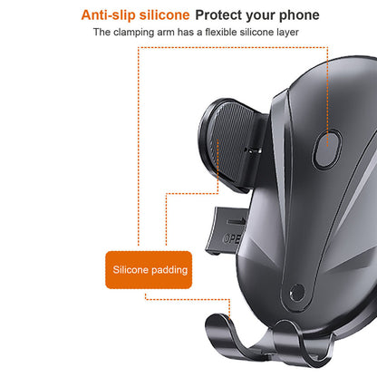 D-43+128+120 Car Dashboard Telescopic Suction Cell Phone Mount Multi-functional Car Air Vent Phone Holder