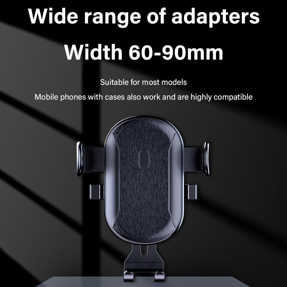 D48+105+K5 Car Dashboard Windshield Air Vents Phone Holder Brushed Pattern Telescopic Suction Cup Car Phone Mount