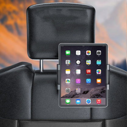 Car Seat Back Plastic Phone Holder Rotating Car Headrest Tablet Mount Compatible with 4.7-11 inch Cellphone, Tablets