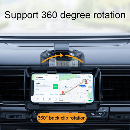 Car Dashboard Sucker Phone Holder 360° Rotatable Car Windshield Handsfree Phone Mount