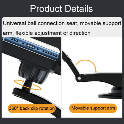 Car Dashboard Sucker Phone Holder 360° Rotatable Car Windshield Handsfree Phone Mount
