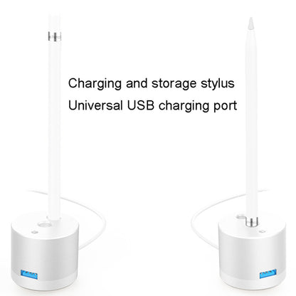 Desktop Charger Adapter for Apple Pencil (1st Generation) Charging Station with LED Light, USB Interface