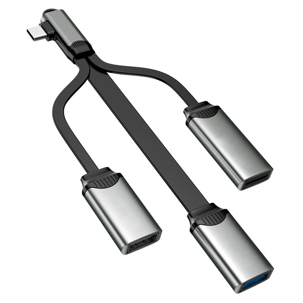 WH06 Multifunctional 4-in-1 Docking Station Portable USB 3.0 Hub Splitter for Laptop / Tablet / Mobile Phone / PC