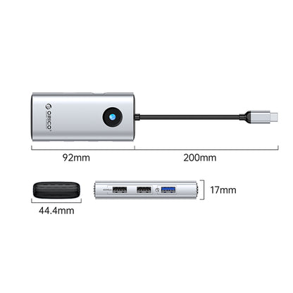 ORICO PW11-5P 5 in 1 Docking Station 4K Video PD 60W Charging Multifunctional Type-C Hub