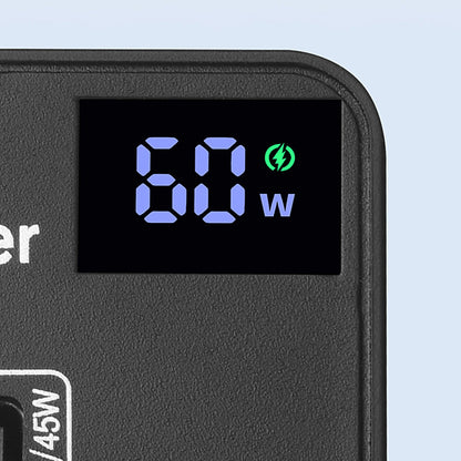 H988C Digital Display 4-Port USB C Charger PD Fast Charger Desktop Charging Station (CE Certified)