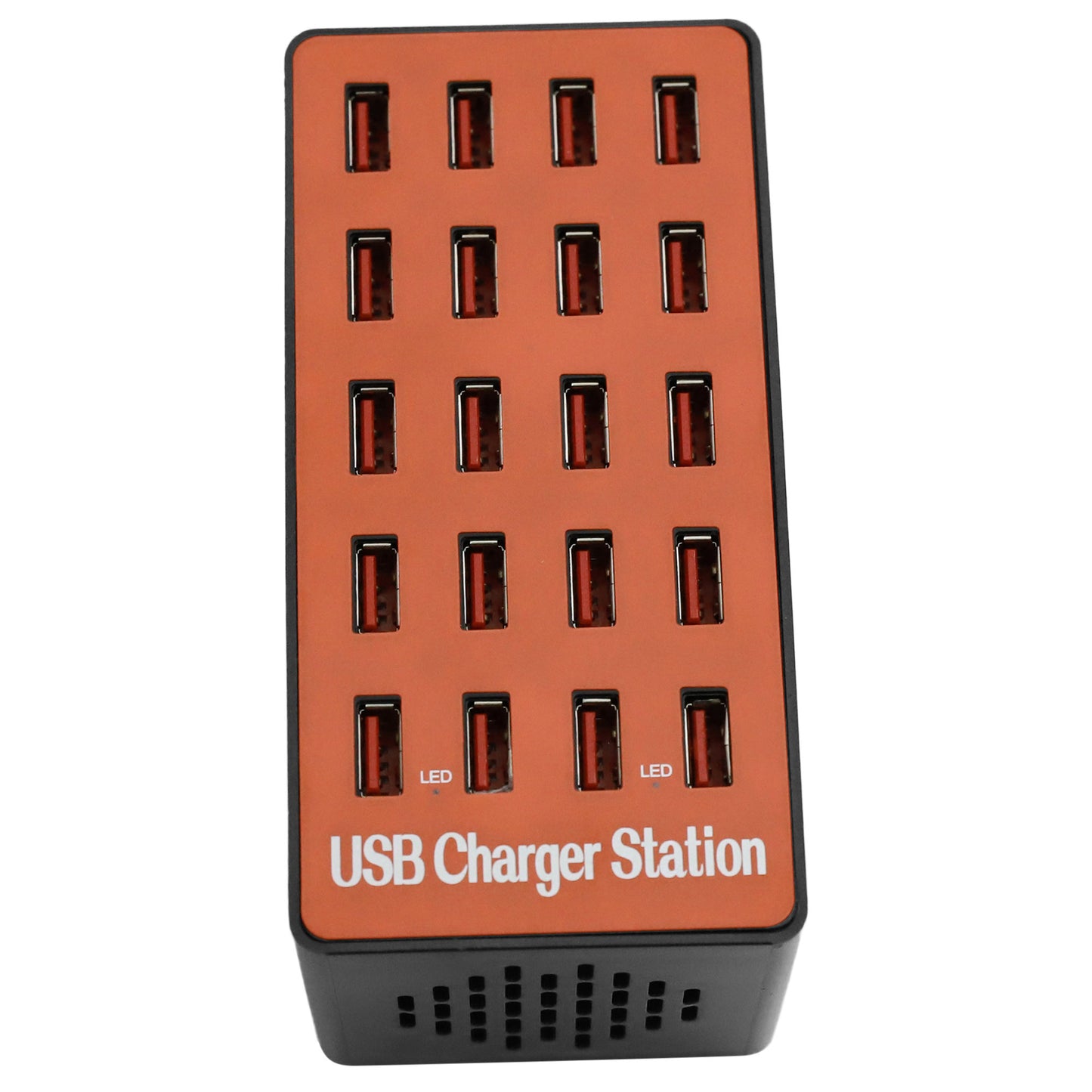 A5 80W 20 USB Ports Desktop Charger PC+ABS Phone Tablet Fast Charging Station (CE Certified)