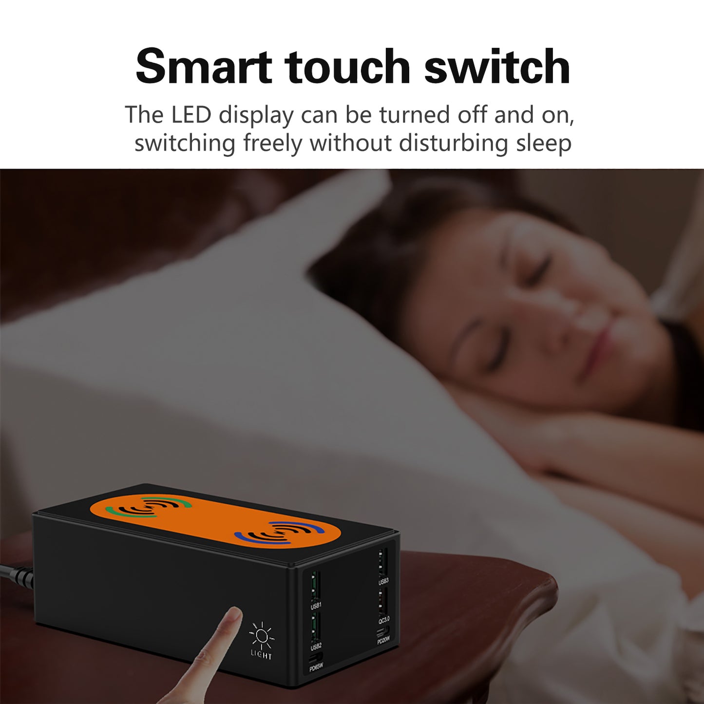 888W Multi-Port USB Phone Charger QC3.0 Fast Charger 15W Wireless Charger PD 65W Charging Station for Laptops