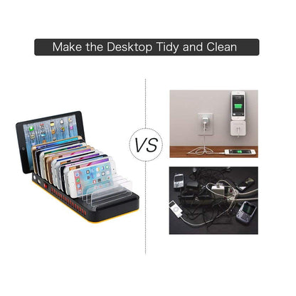 8815 Mobile Phone Tablet Charger 15 Port USB Charging Station 5V 20A 100W High Power Charging Stand (with CE)