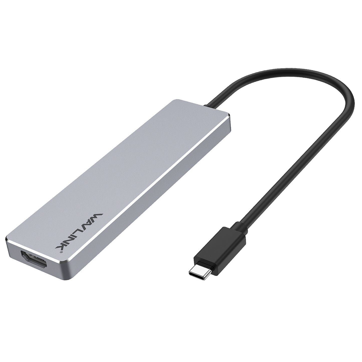 WAVLINK UHP3407 USB-C to HD Converter 4K Splitter Mini Docking Station Portable Type-C Hub Adapter