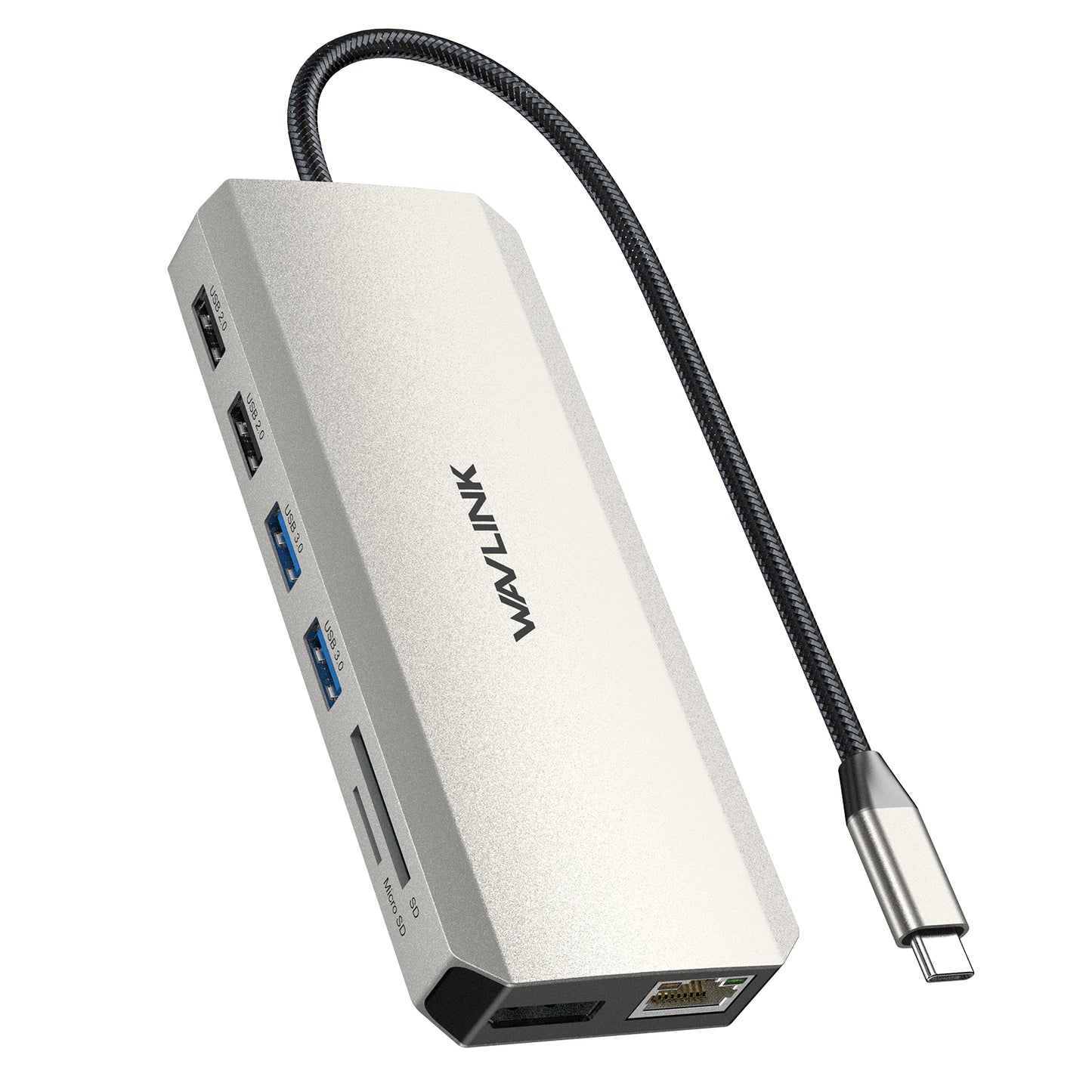 WAVLINK UMD302 USB-C Docking Station with Dual 4K HD, Gigabit RJ45, 12-in-1 Multi-Port Hub Adapter for Laptops, PC