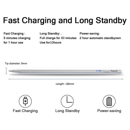 BP16-BL Universal Type-C Magnetic Bluetooth Stylus Pen Aluminum Alloy Capacitive Touch Screen Pen