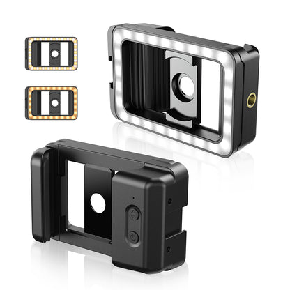 APEXEL APL-FL23 M17-37 LED Video Fill Light Portable Selfie Clip Light with 1 / 4 Thread Port for Phone