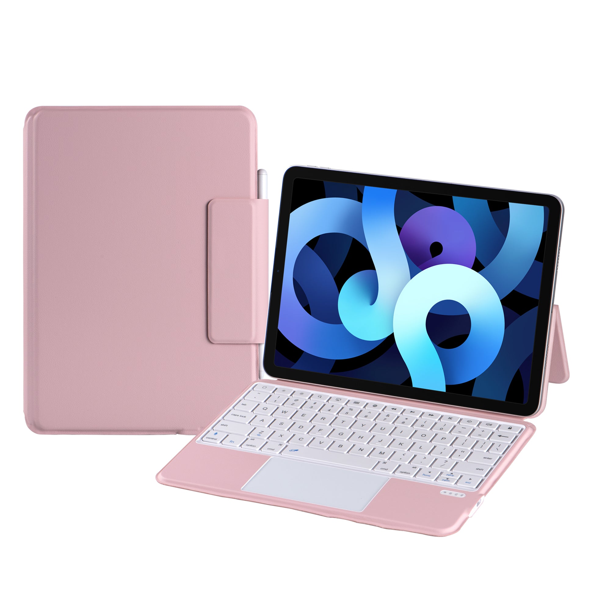3125-6 For iPad 10.9 (2022) / iPad Air (2020) / (2022) / iPad Pro 11 (2022) / (2021) / (2020) / (2018) Bluetooth Keyboard Case with Touchpad