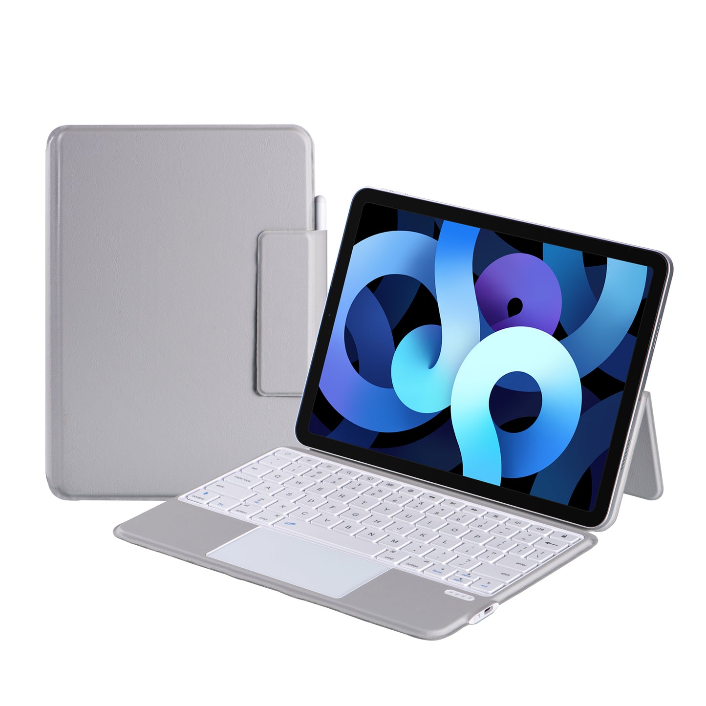 3125-6 For iPad 10.9 (2022) / iPad Air (2020) / (2022) / iPad Pro 11 (2022) / (2021) / (2020) / (2018) Bluetooth Keyboard Case with Touchpad