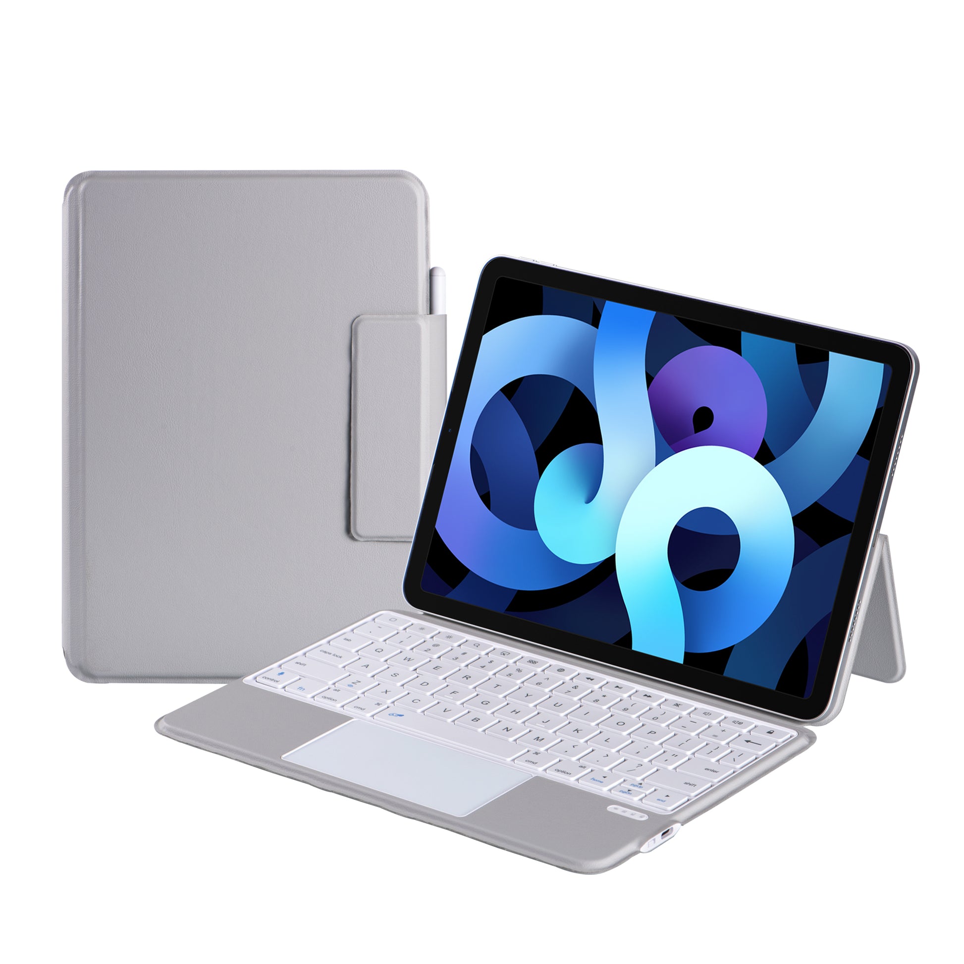 3125-6 For iPad 10.9 (2022) / iPad Air (2020) / (2022) / iPad Pro 11 (2022) / (2021) / (2020) / (2018) Bluetooth Keyboard Case with Touchpad