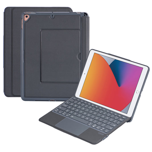 5506D For iPad 10.2 (2021) / (2019) / (2020) / iPad Air 10.5 inch (2019) / iPad Pro 10.5-inch (2017) Bluetooth Keyboard Case with Stand