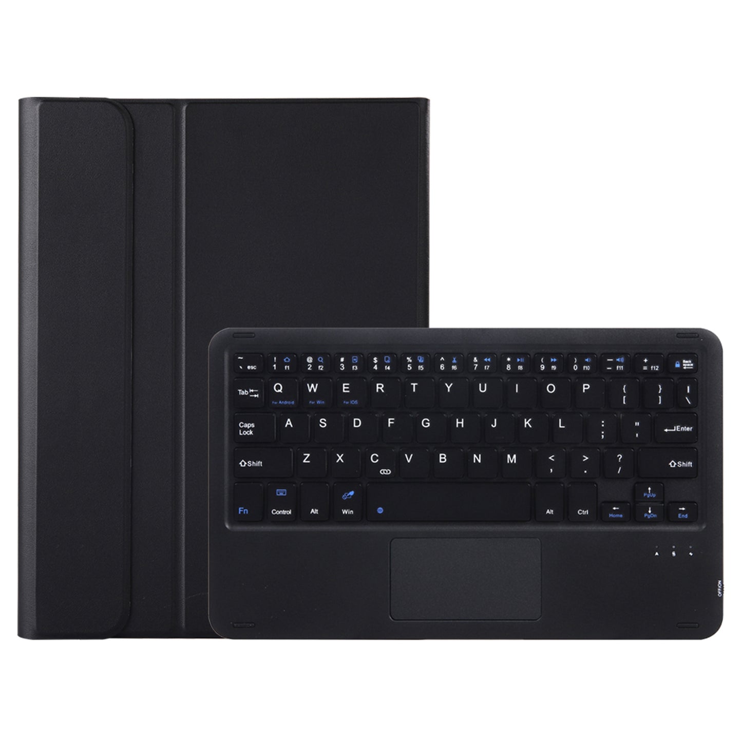 AHC3-A For Huawei Enjoy Tablet 2 / MatePad C3 10.1 inch / T 10S 10.1 inch / T 10 9.7 inch / Honor Pad 6 10.1-inch / Pad 7 / Pad X8 Tablet Case with Detachable Bluetooth Keyboard