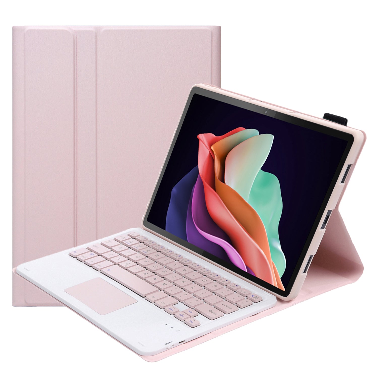 AHC3-A For Huawei Enjoy Tablet 2 / MatePad C3 10.1 inch / T 10S 10.1 inch / T 10 9.7 inch / Honor Pad 6 10.1-inch / Pad 7 / Pad X8 Tablet Case with Detachable Bluetooth Keyboard