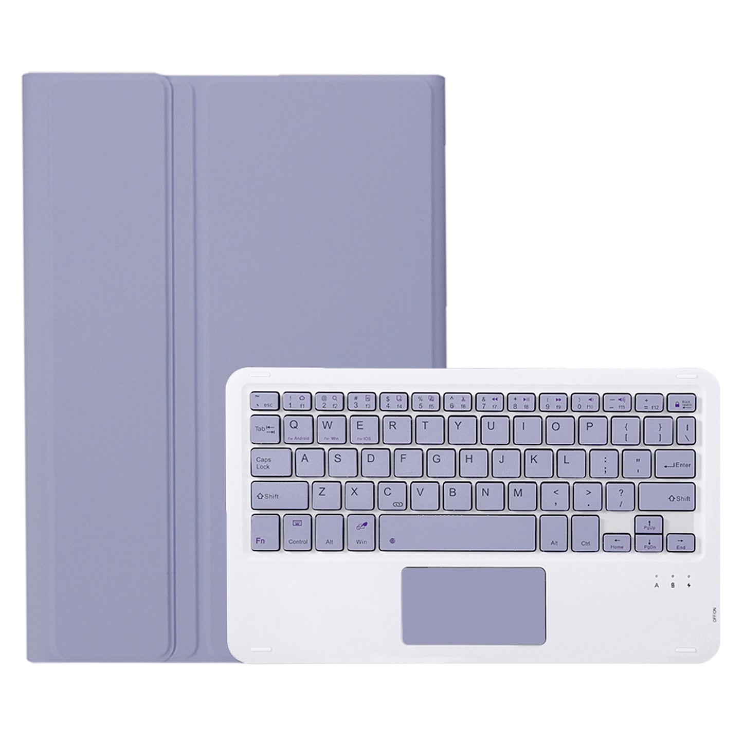 AHC3-A For Huawei Enjoy Tablet 2 / MatePad C3 10.1 inch / T 10S 10.1 inch / T 10 9.7 inch / Honor Pad 6 10.1-inch / Pad 7 / Pad X8 Tablet Case with Detachable Bluetooth Keyboard