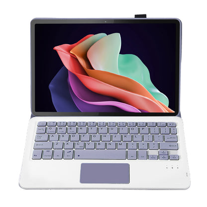 AHC3-A For Huawei Enjoy Tablet 2 / MatePad C3 10.1 inch / T 10S 10.1 inch / T 10 9.7 inch / Honor Pad 6 10.1-inch / Pad 7 / Pad X8 Tablet Case with Detachable Bluetooth Keyboard