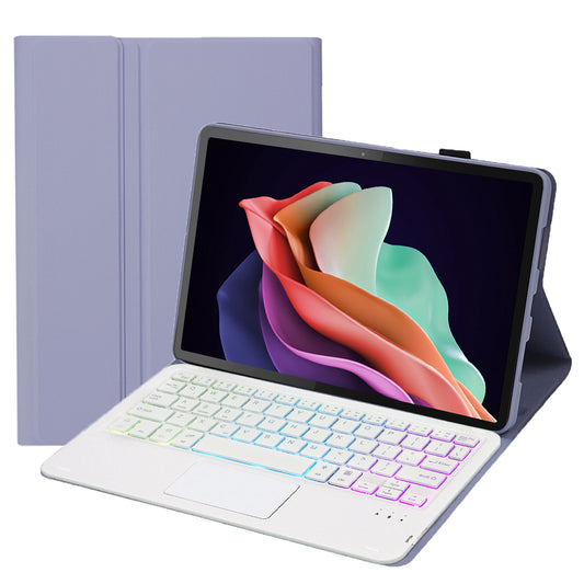 AHC3-AS For Huawei Enjoy Tablet 2 / MatePad C3 10.1 inch / T 10S 10.1 inch / T 10 9.7 inch / Honor Pad 6 10.1-inch / Pad 7 / Pad X8 Tablet Case + Detachable Keyboard with 3 Colour Backlight