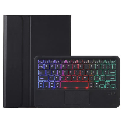 AHC3-AS For Huawei Enjoy Tablet 2 / MatePad C3 10.1 inch / T 10S 10.1 inch / T 10 9.7 inch / Honor Pad 6 10.1-inch / Pad 7 / Pad X8 Tablet Case + Detachable Keyboard with 3 Colour Backlight