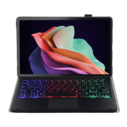 AHC3-AS For Huawei Enjoy Tablet 2 / MatePad C3 10.1 inch / T 10S 10.1 inch / T 10 9.7 inch / Honor Pad 6 10.1-inch / Pad 7 / Pad X8 Tablet Case + Detachable Keyboard with 3 Colour Backlight