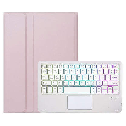 AHC3-AS For Huawei Enjoy Tablet 2 / MatePad C3 10.1 inch / T 10S 10.1 inch / T 10 9.7 inch / Honor Pad 6 10.1-inch / Pad 7 / Pad X8 Tablet Case + Detachable Keyboard with 3 Colour Backlight