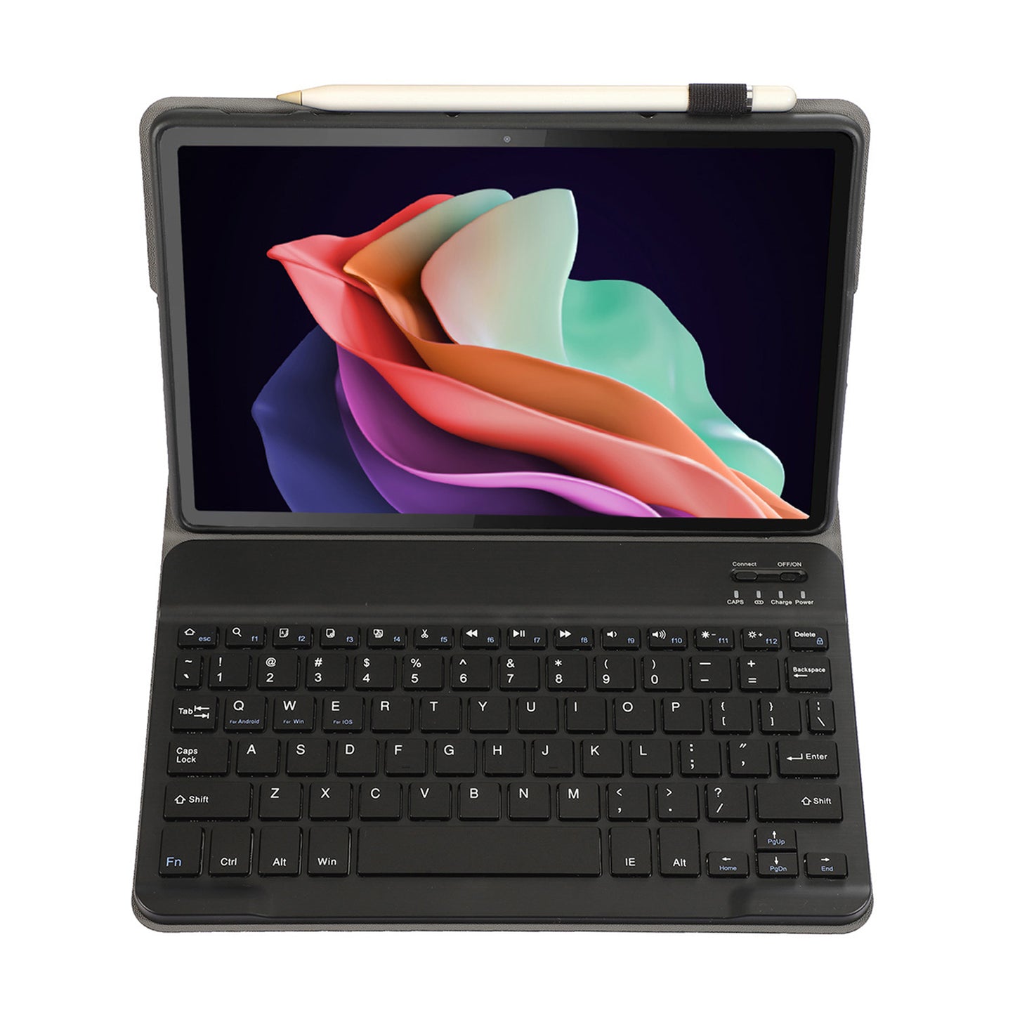 AH13 For Huawei Enjoy Tablet 2 / MatePad C3 10.1 inch / T 10S 10.1 inch / T 10 9.7 inch / Honor Pad 6 10.1-inch / Pad 7 / Pad X8 Slim Tablet Case with Bluetooth Detachable Keyboard