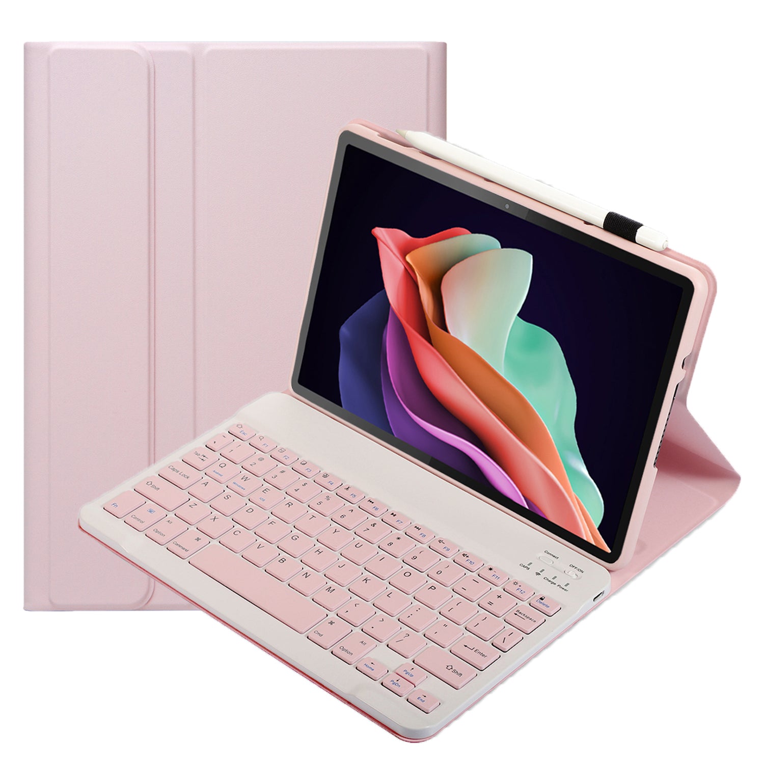 AH13 For Huawei Enjoy Tablet 2 / MatePad C3 10.1 inch / T 10S 10.1 inch / T 10 9.7 inch / Honor Pad 6 10.1-inch / Pad 7 / Pad X8 Slim Tablet Case with Bluetooth Detachable Keyboard